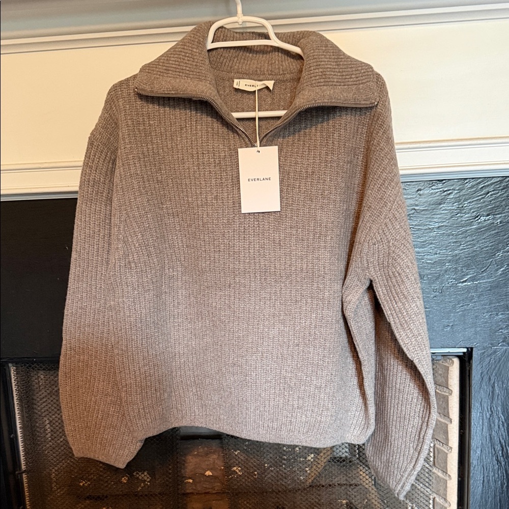 Everlane Half-Zip Sweater Size M